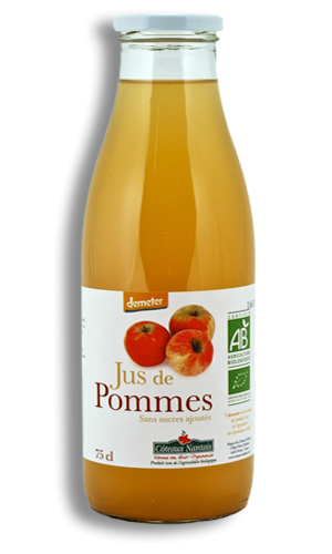 Pommes deuxième choix Bio Demeter - Côteaux Nantais